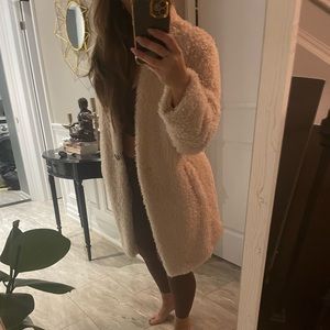 Worn maybe twice, super soft plush Sherpa jacket